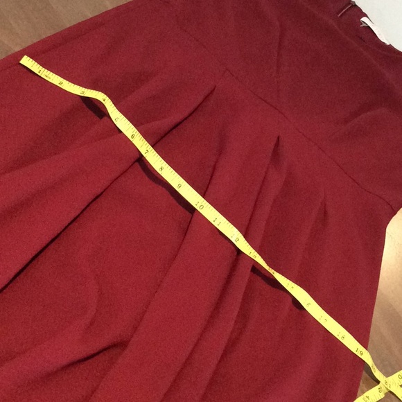 The FOLD Pleated Mini Dress Sz 16 - Picture 7 of 9